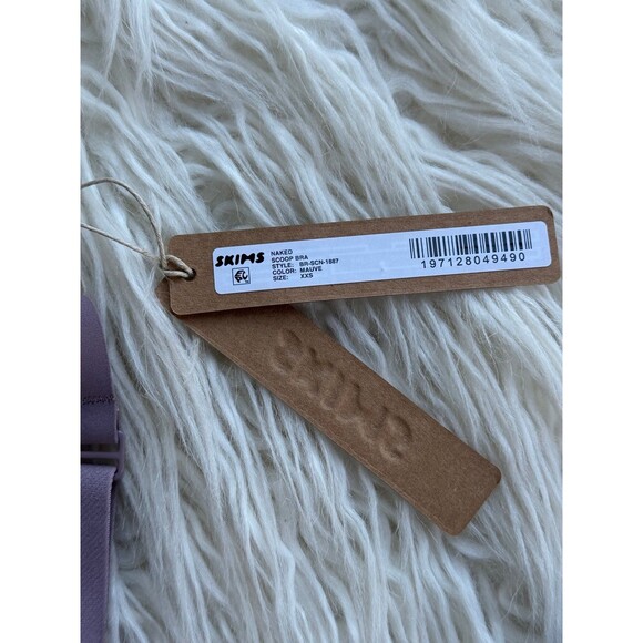 Skims Naked Scoop Bra Mauve Size XXS - Picture 7 of 7